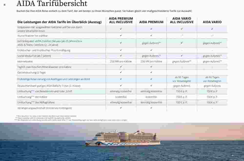 Aida Cruises Prospekt (ab 01.10.2023) zum Blättern - Seite 4