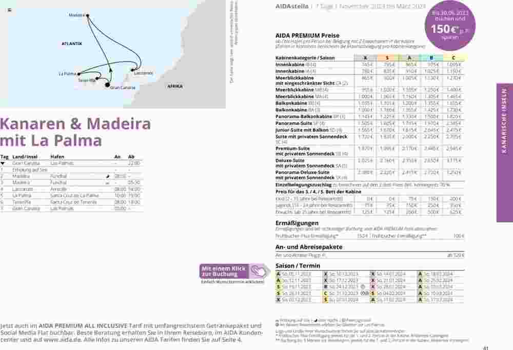 Aida Cruises Prospekt (ab 01.10.2023) zum Blättern - Seite 41