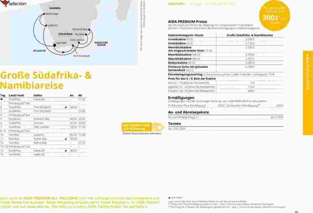Aida Cruises Prospekt (ab 01.10.2023) zum Blättern - Seite 46