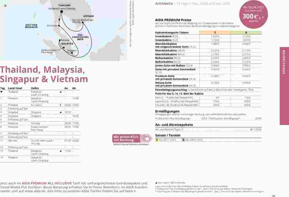 Aida Cruises Prospekt (ab 01.10.2023) zum Blättern - Seite 55