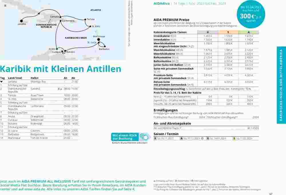 Aida Cruises Prospekt (ab 01.10.2023) zum Blättern - Seite 67