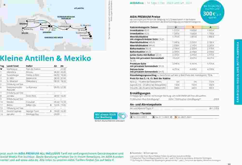 Aida Cruises Prospekt (ab 01.10.2023) zum Blättern - Seite 68