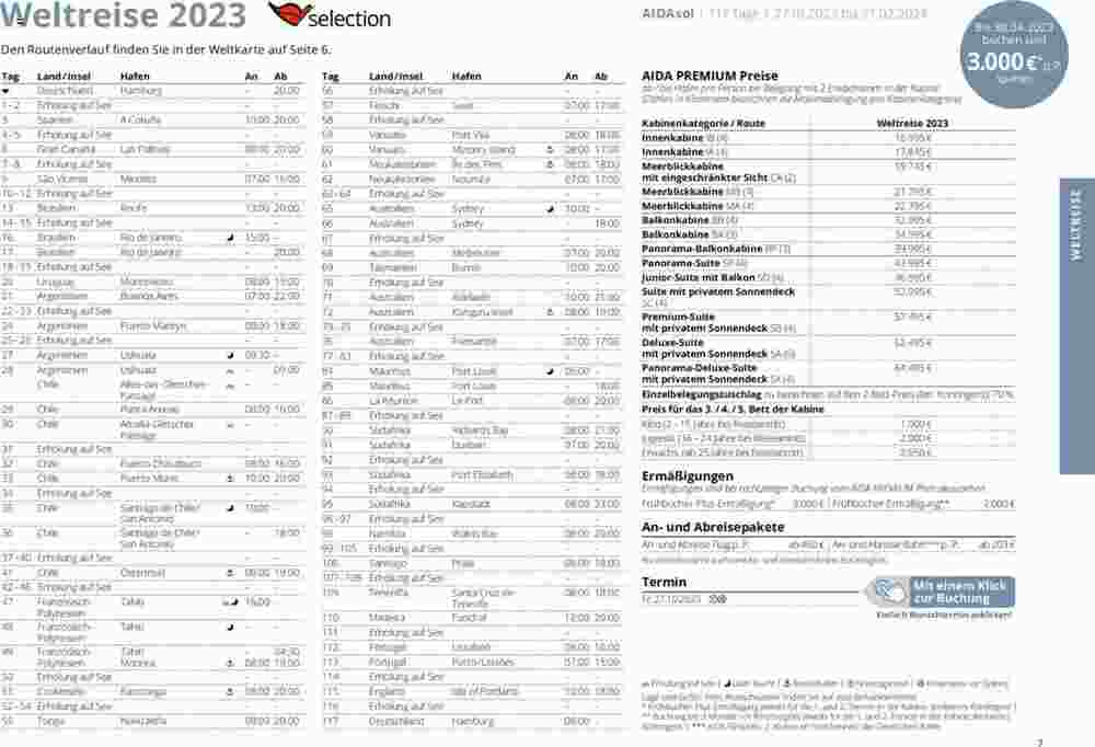 Aida Cruises Prospekt (ab 01.10.2023) zum Blättern - Seite 7