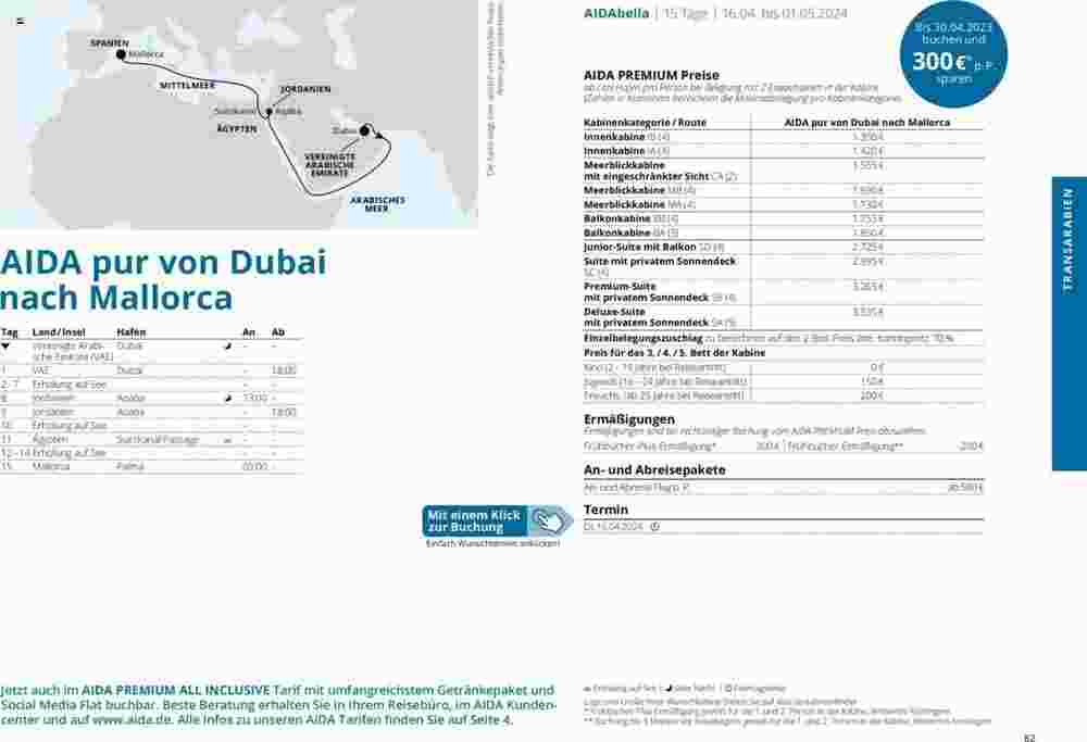 Aida Cruises Prospekt (ab 01.10.2023) zum Blättern - Seite 82