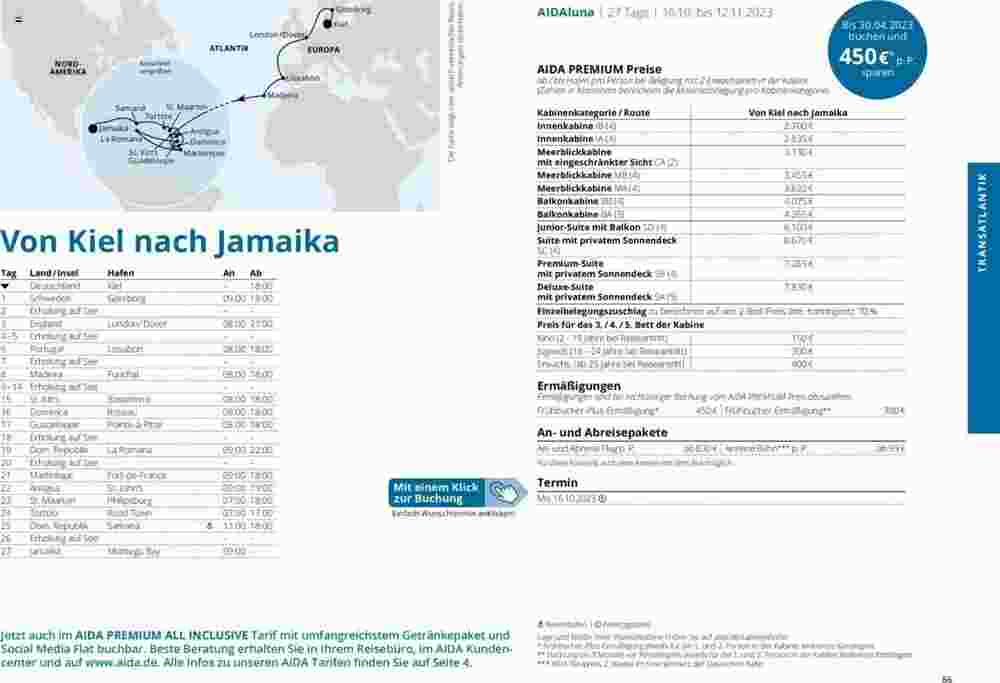 Aida Cruises Prospekt (ab 01.10.2023) zum Blättern - Seite 86