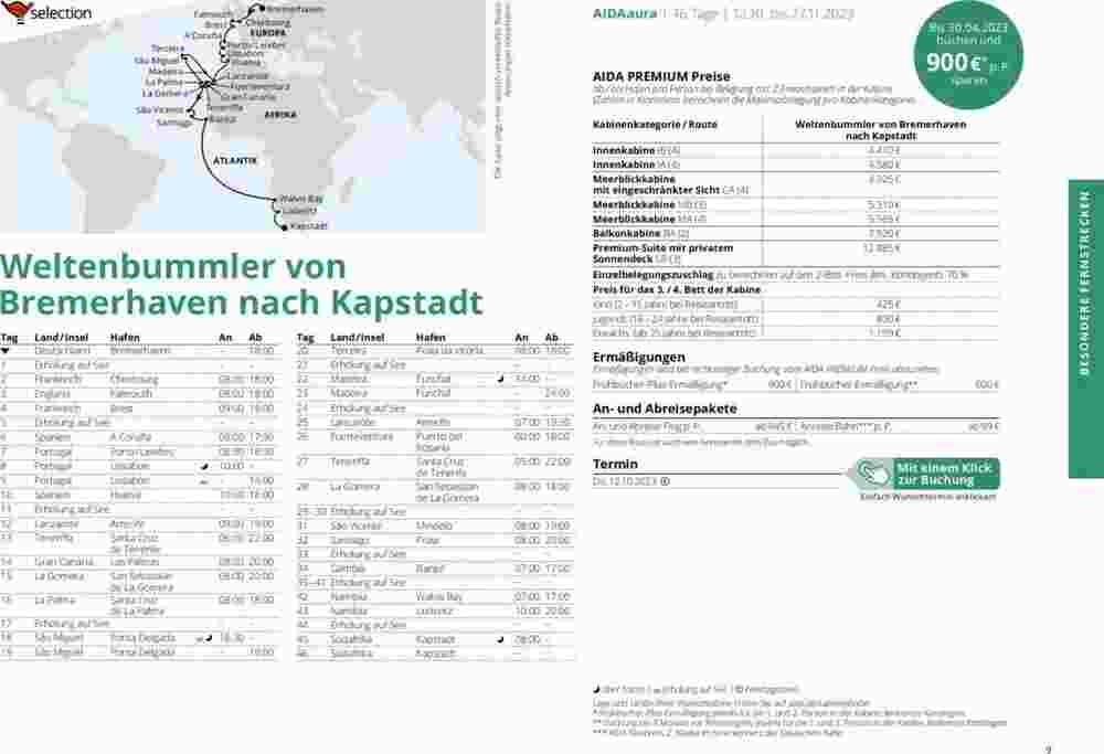 Aida Cruises Prospekt (ab 01.10.2023) zum Blättern - Seite 9