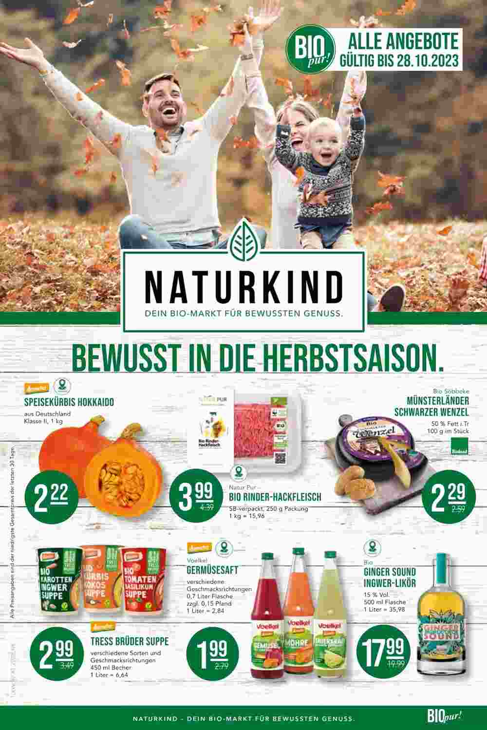 Naturkind Prospekt (ab 01.10.2023) zum Blättern - Seite 1