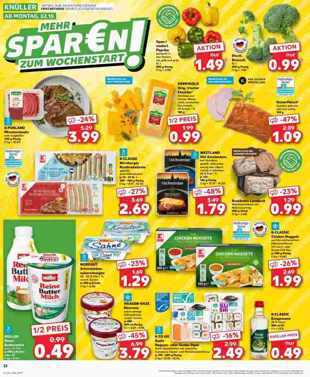 Kaufland Prospekt (ab 01.10.2023) zum Blättern - Seite 1