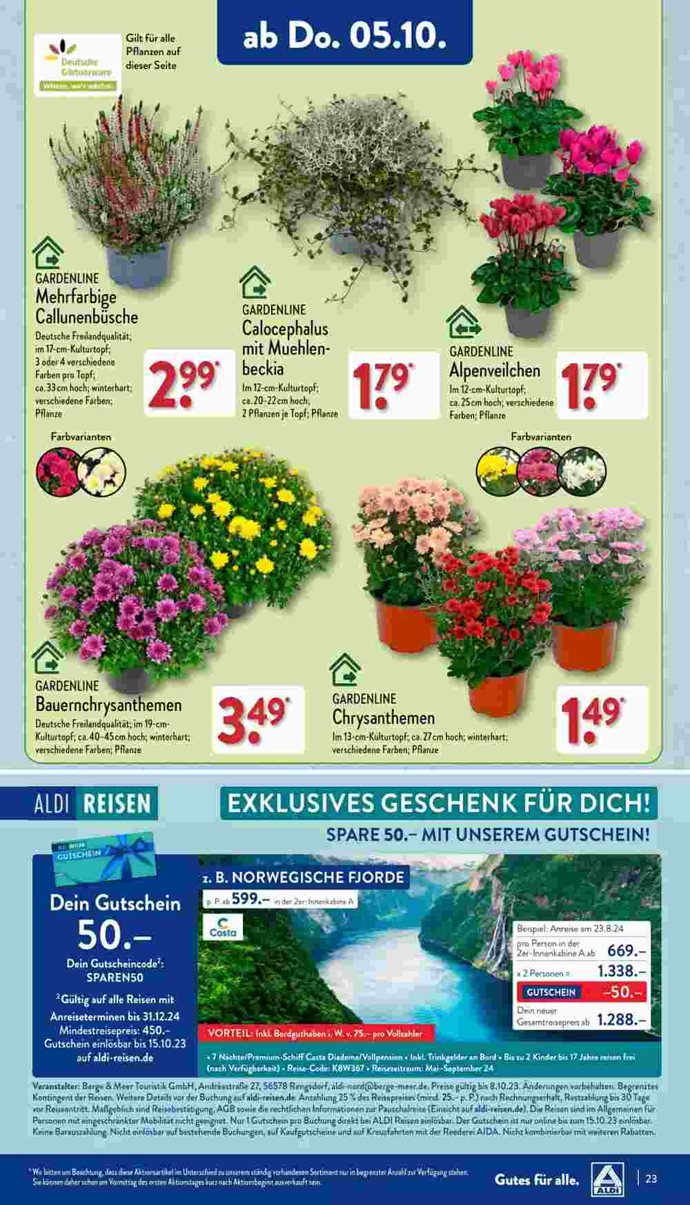 Aldi Nord Prospekt (ab 02.10.2023) zum Blättern - Seite 23