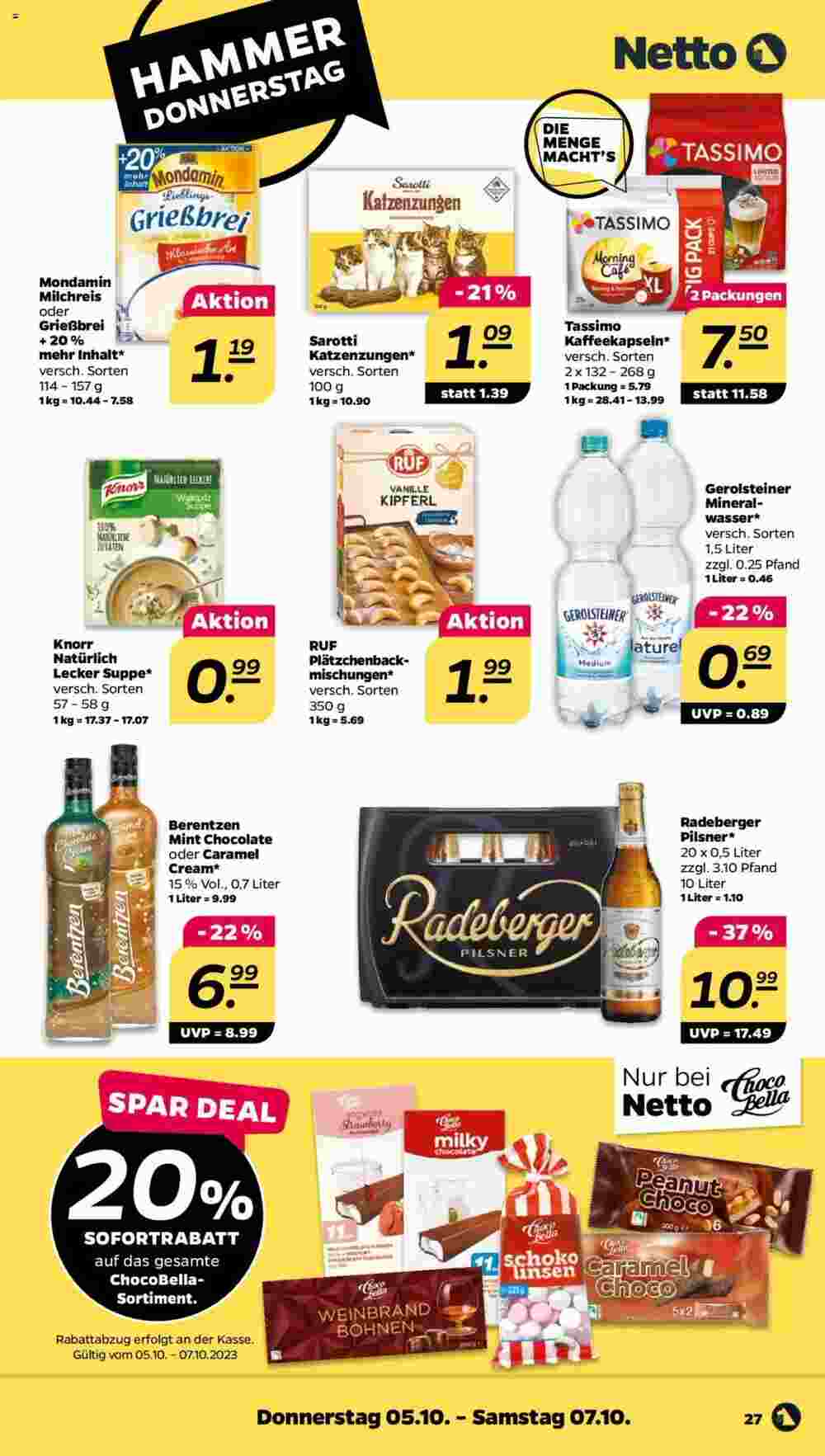 NETTO Prospekt (ab 02.10.2023) zum Blättern - Seite 27