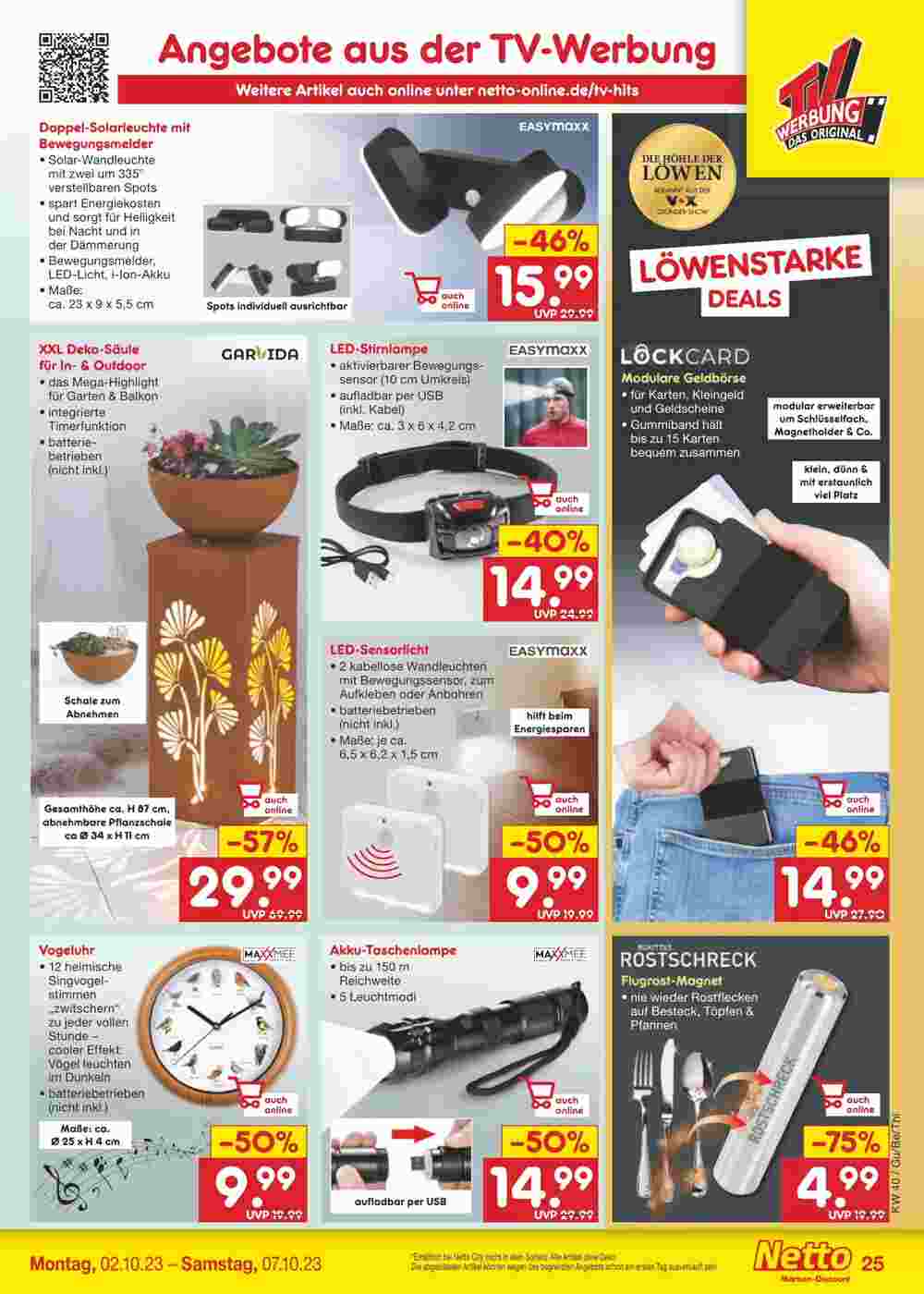 Netto Marken-Discount Prospekt (ab 02.10.2023) zum Blättern - Seite 27