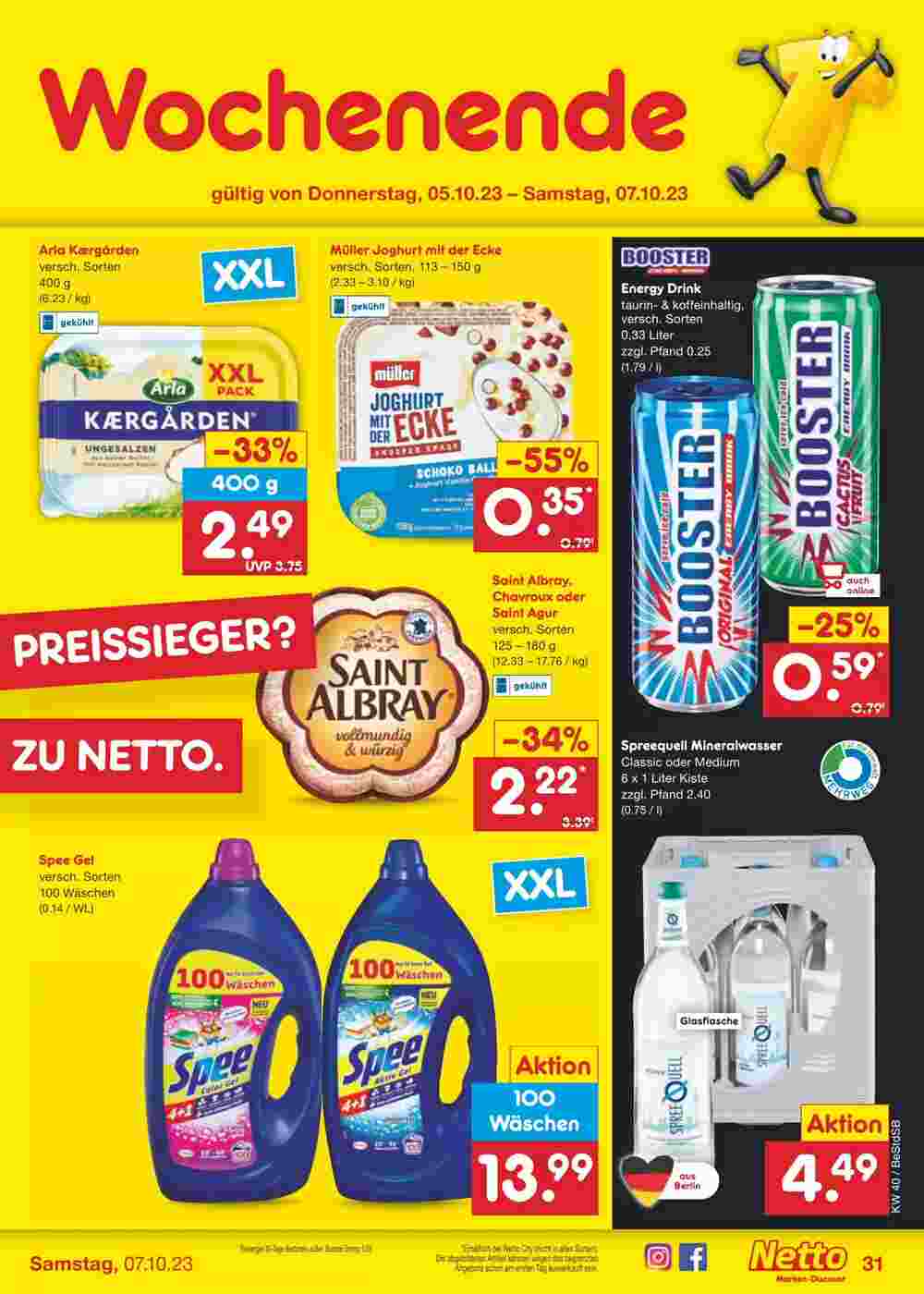 Netto Marken-Discount Prospekt (ab 02.10.2023) zum Blättern - Seite 33