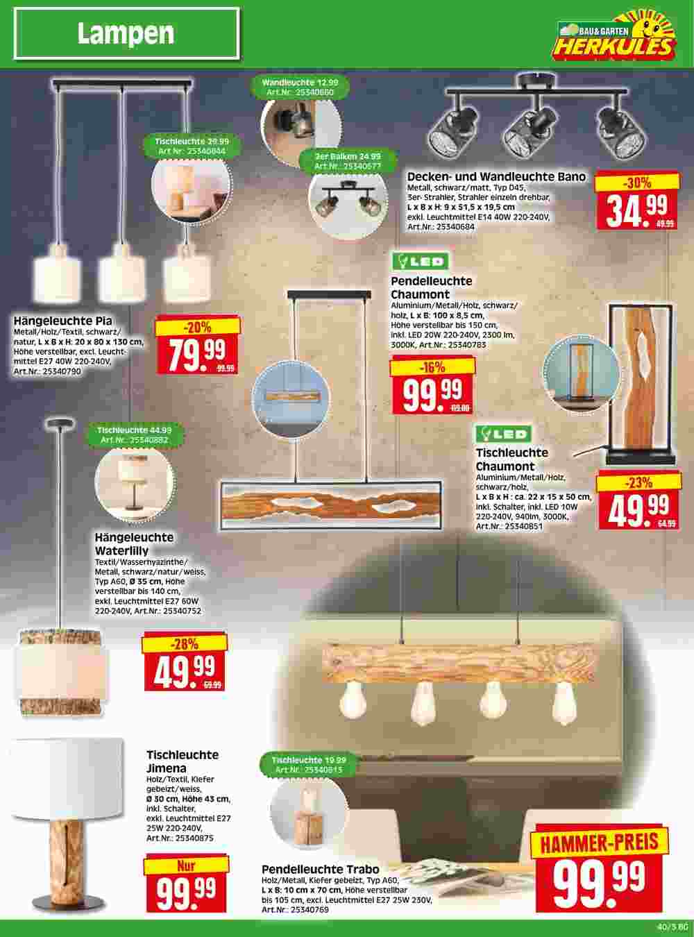 Herkules Baumarkt Prospekt (ab 02.10.2023) zum Blättern - Seite 5