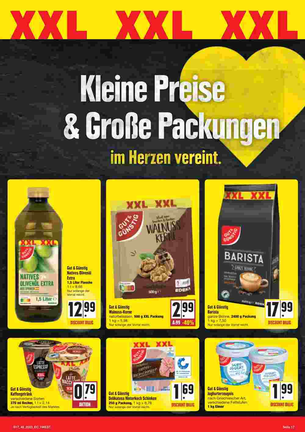 Edeka Center Prospekt (ab 02.10.2023) zum Blättern - Seite 17