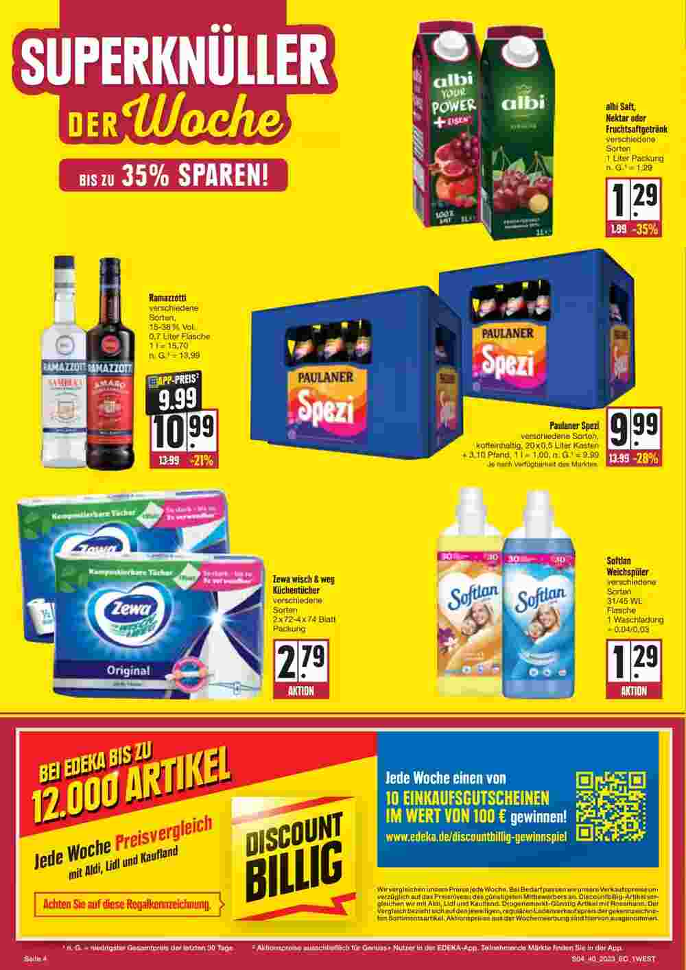 Edeka Center Prospekt (ab 02.10.2023) zum Blättern - Seite 4