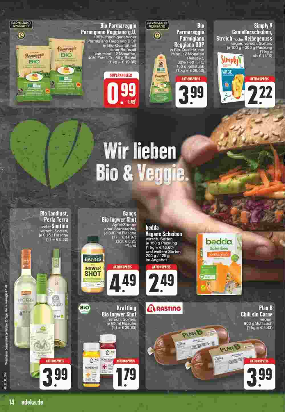 EDEKA Vogl Prospekt (ab 02.10.2023) zum Blättern - Seite 14