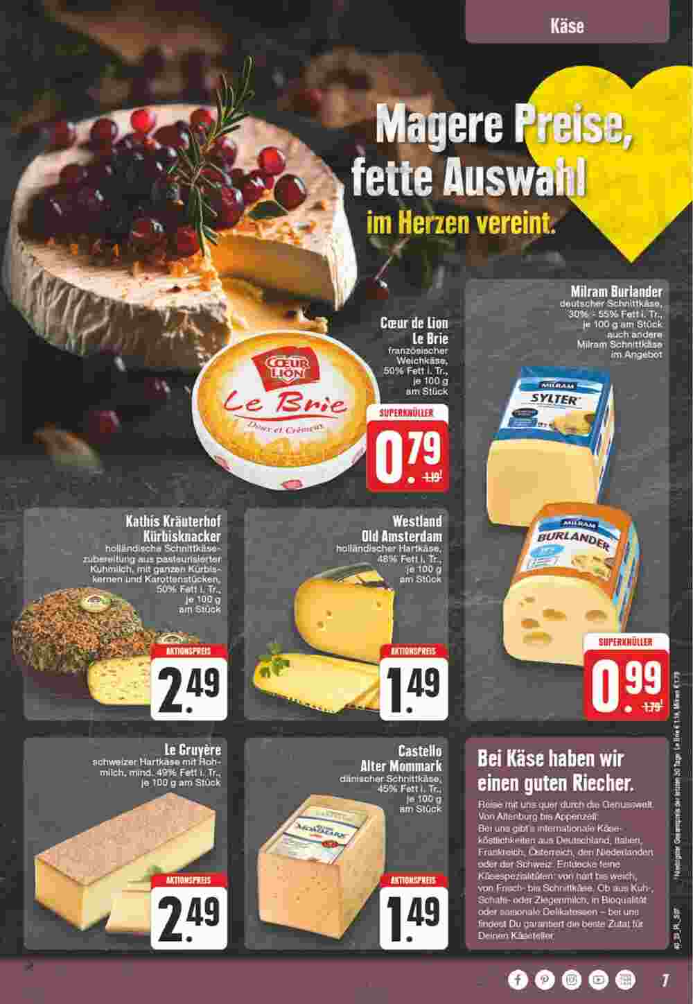 EDEKA Vogl Prospekt (ab 02.10.2023) zum Blättern - Seite 7