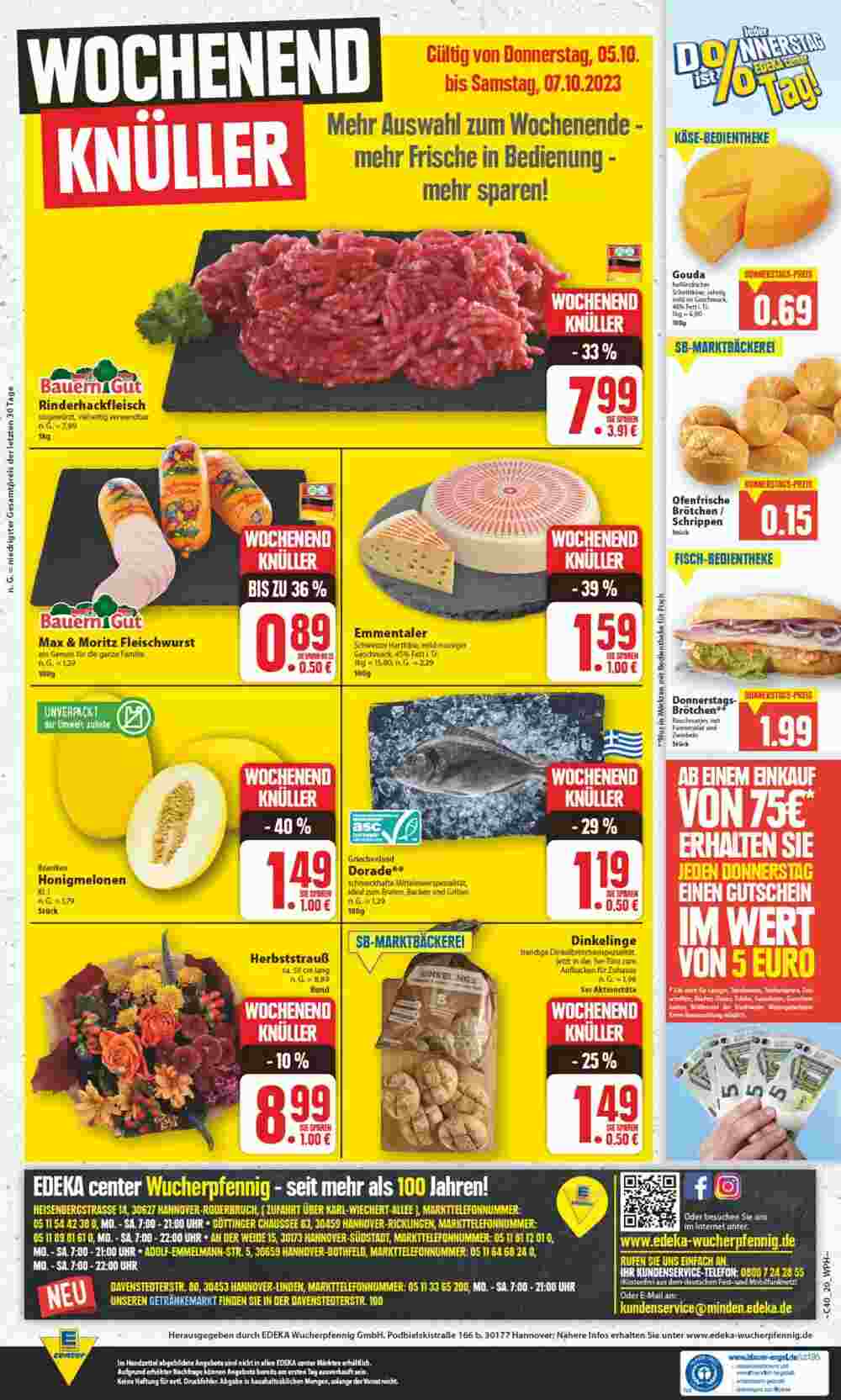 EDEKA Wucherpfennig Prospekt (ab 02.10.2023) zum Blättern - Seite 20