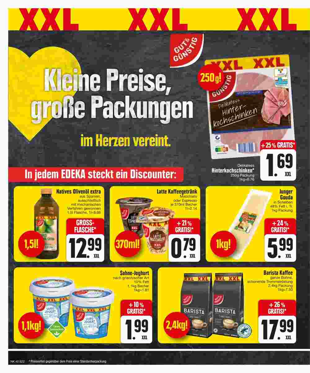 Edeka Scherer Prospekt (ab 02.10.2023) zum Blättern - Seite 22