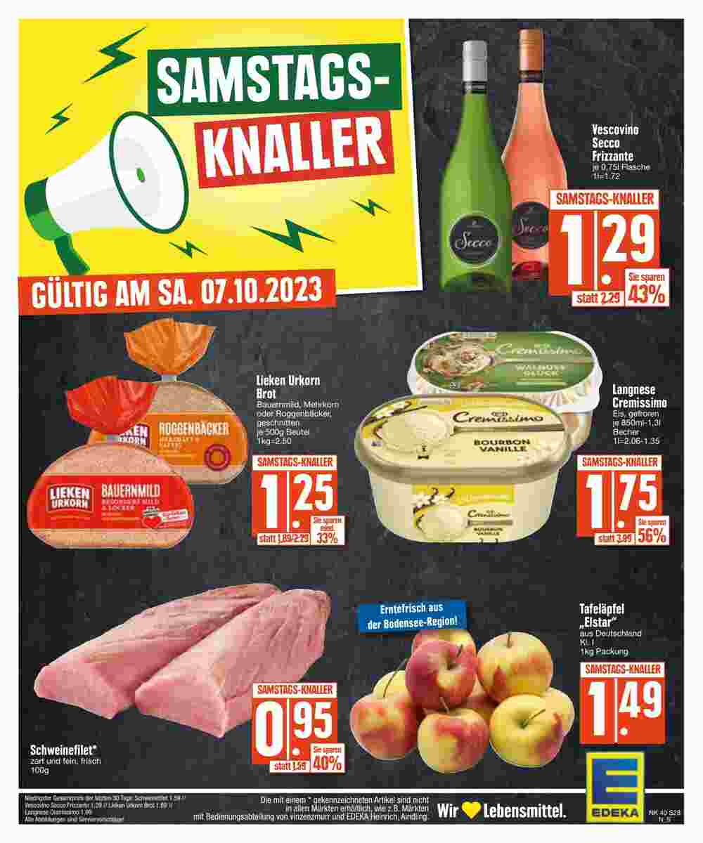 Edeka Scherer Prospekt (ab 02.10.2023) zum Blättern - Seite 28