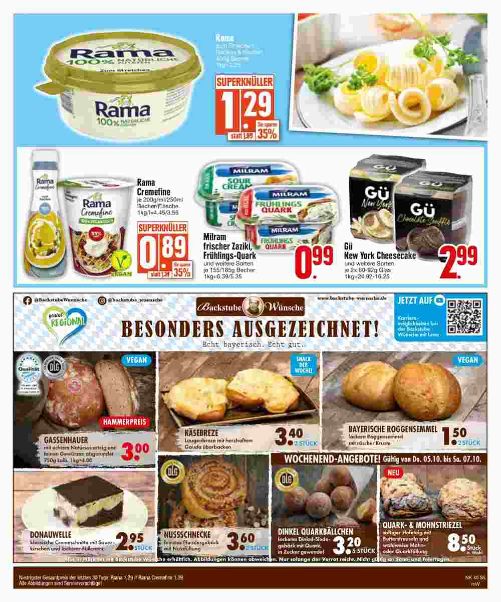 Edeka Scherer Prospekt (ab 02.10.2023) zum Blättern - Seite 5