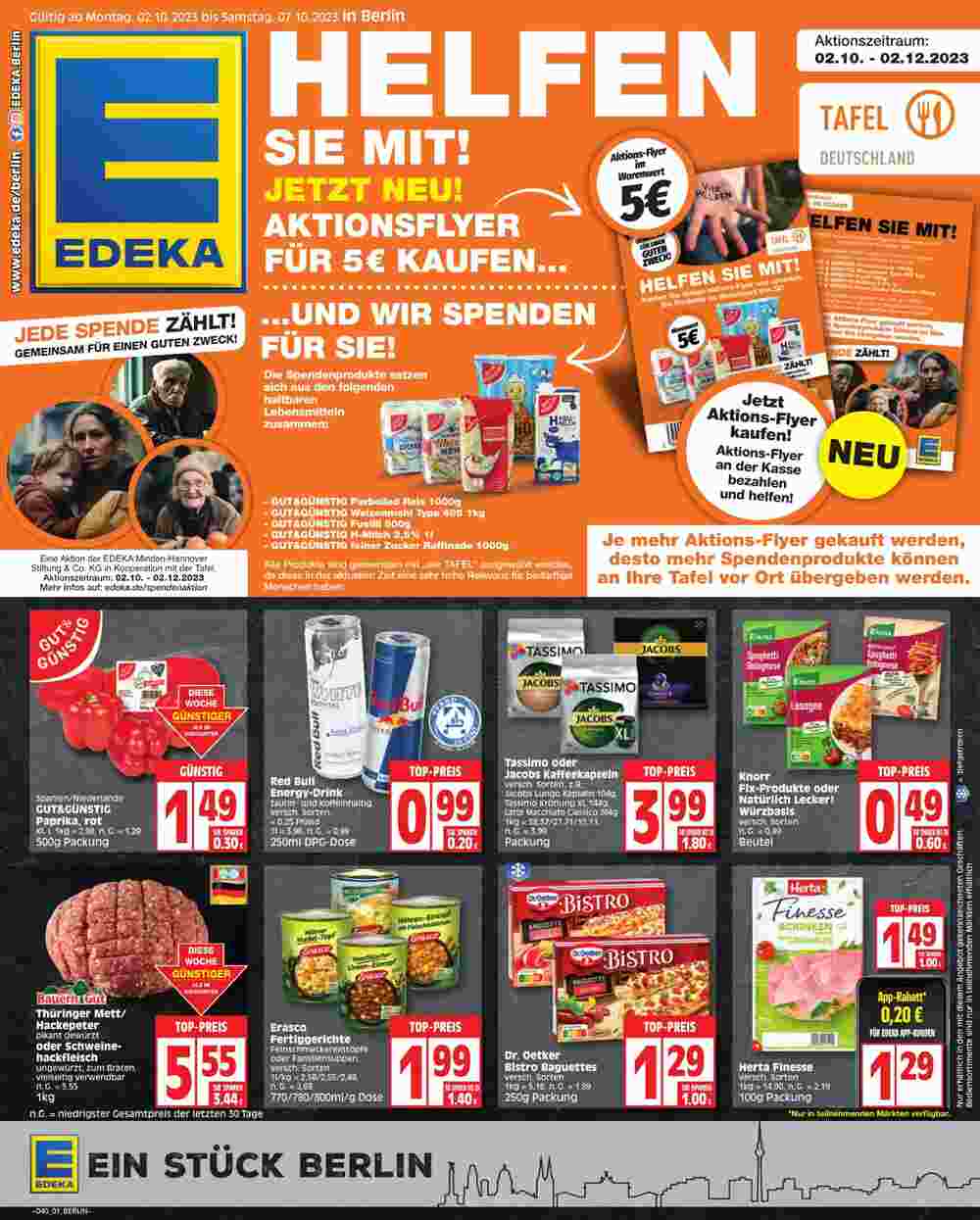 EDEKA Jung Prospekt (ab 02.10.2023) zum Blättern - Seite 1