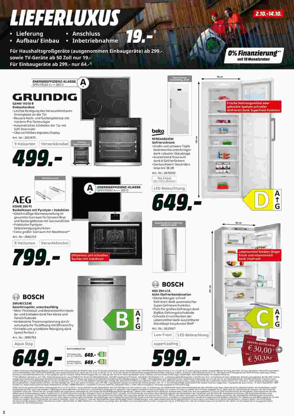 MediaMarkt Prospekt (ab 02.10.2023) zum Blättern - Seite 2