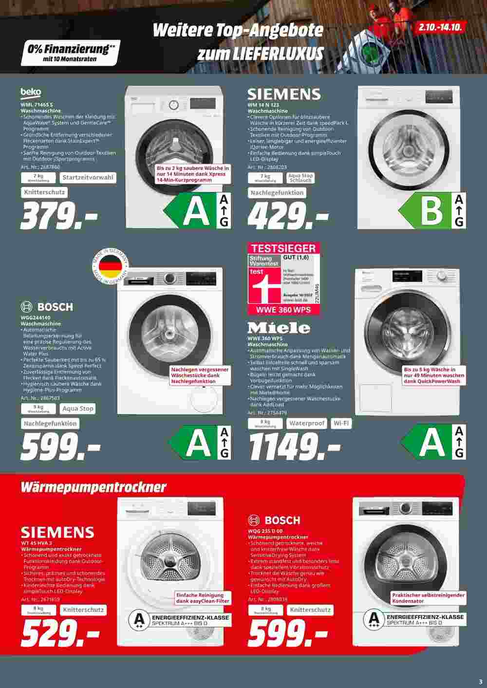 MediaMarkt Prospekt (ab 02.10.2023) zum Blättern - Seite 3