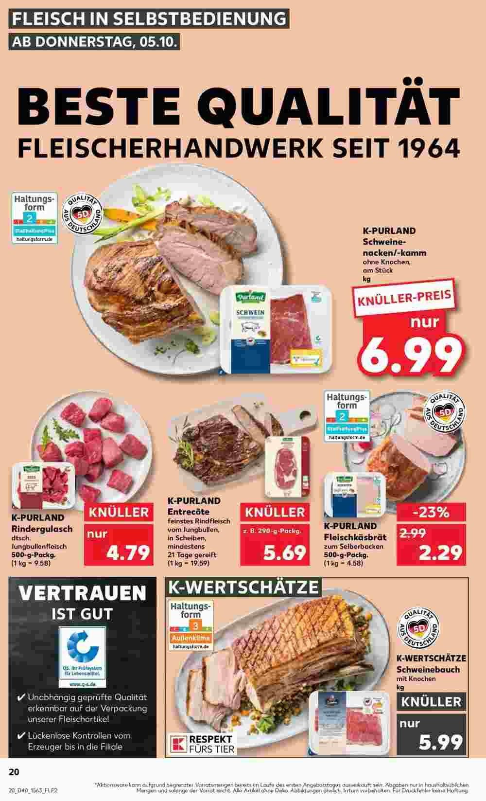 Kaufland Prospekt (ab 04.10.2023) zum Blättern - Seite 20