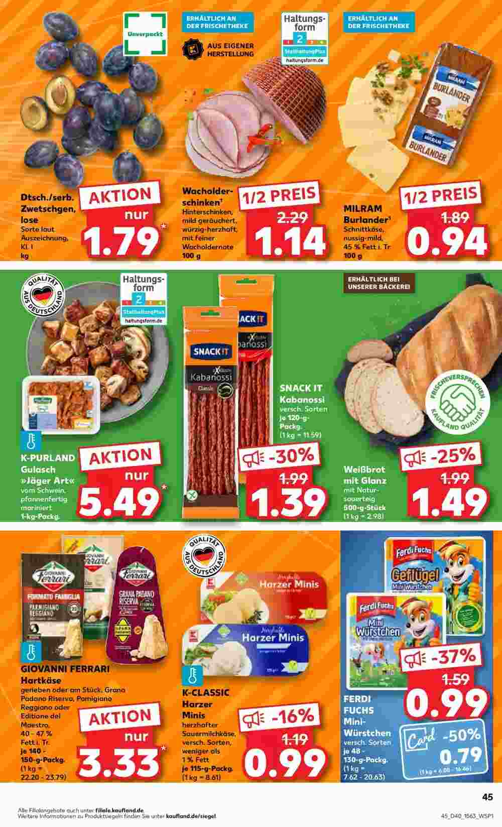 Kaufland Prospekt (ab 04.10.2023) zum Blättern - Seite 45