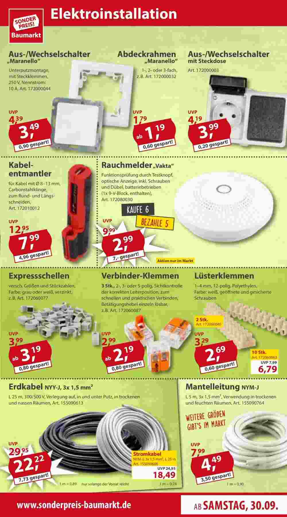 Sonderpreis Baumarkt Prospekt (ab 07.10.2023) zum Blättern - Seite 17