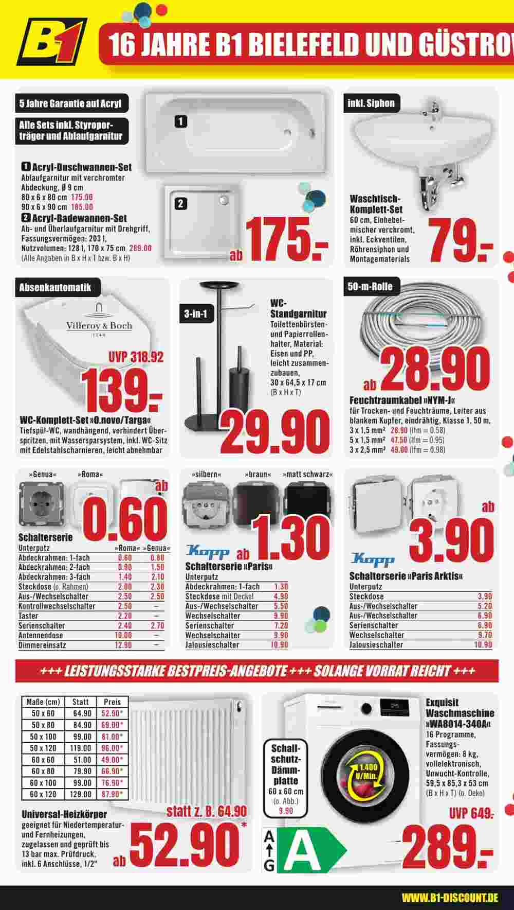 B1 Discount Baumarkt Prospekt (ab 07.10.2023) zum Blättern - Seite 4