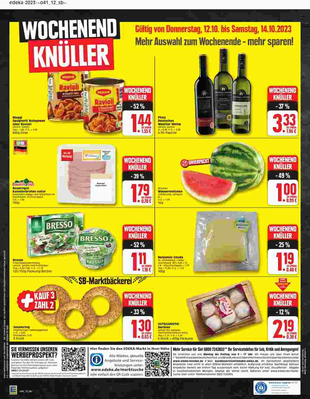 Edeka Prospekt (ab 08.10.2023) zum Blättern - Seite 12