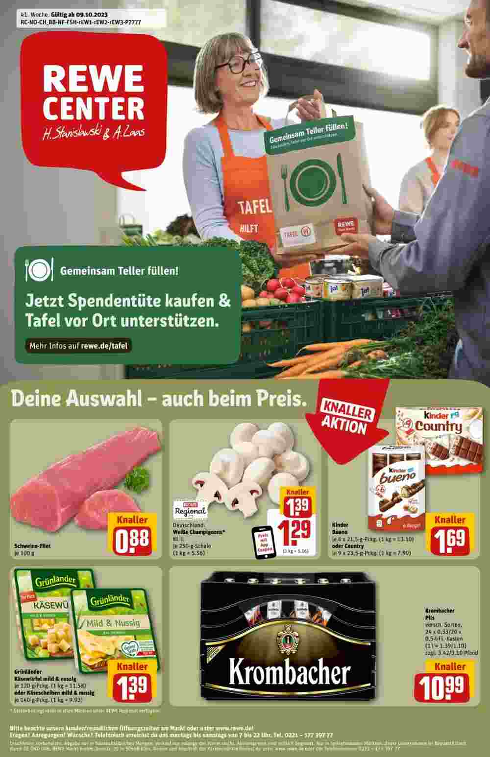 REWE Center Prospekt (ab 08.10.2023) zum Blättern - Seite 1