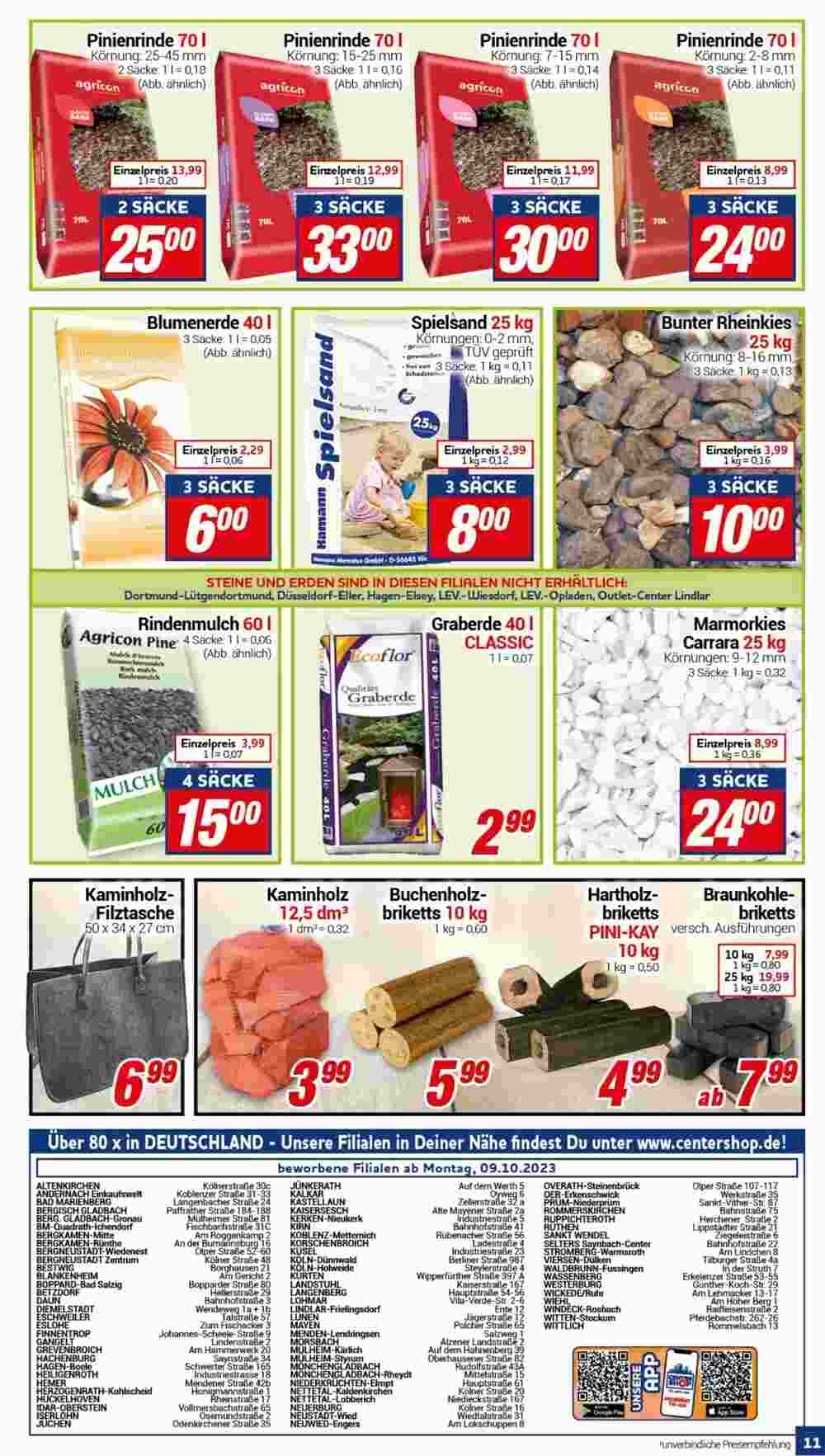 CENTERSHOP Prospekt (ab 09.10.2023) zum Blättern - Seite 11