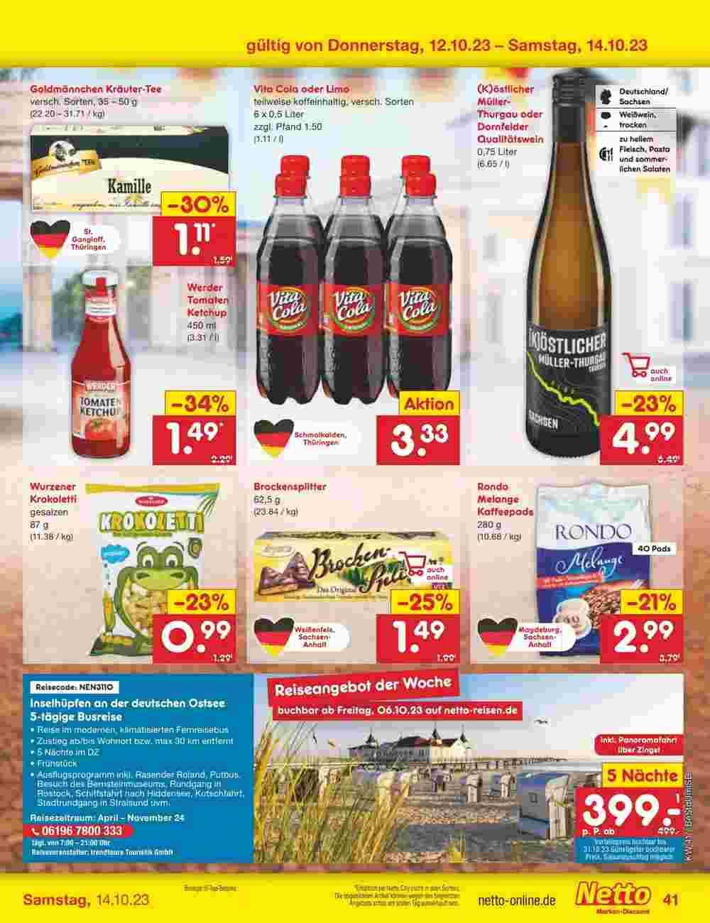 Netto Marken-Discount Prospekt (ab 09.10.2023) zum Blättern - Seite 43