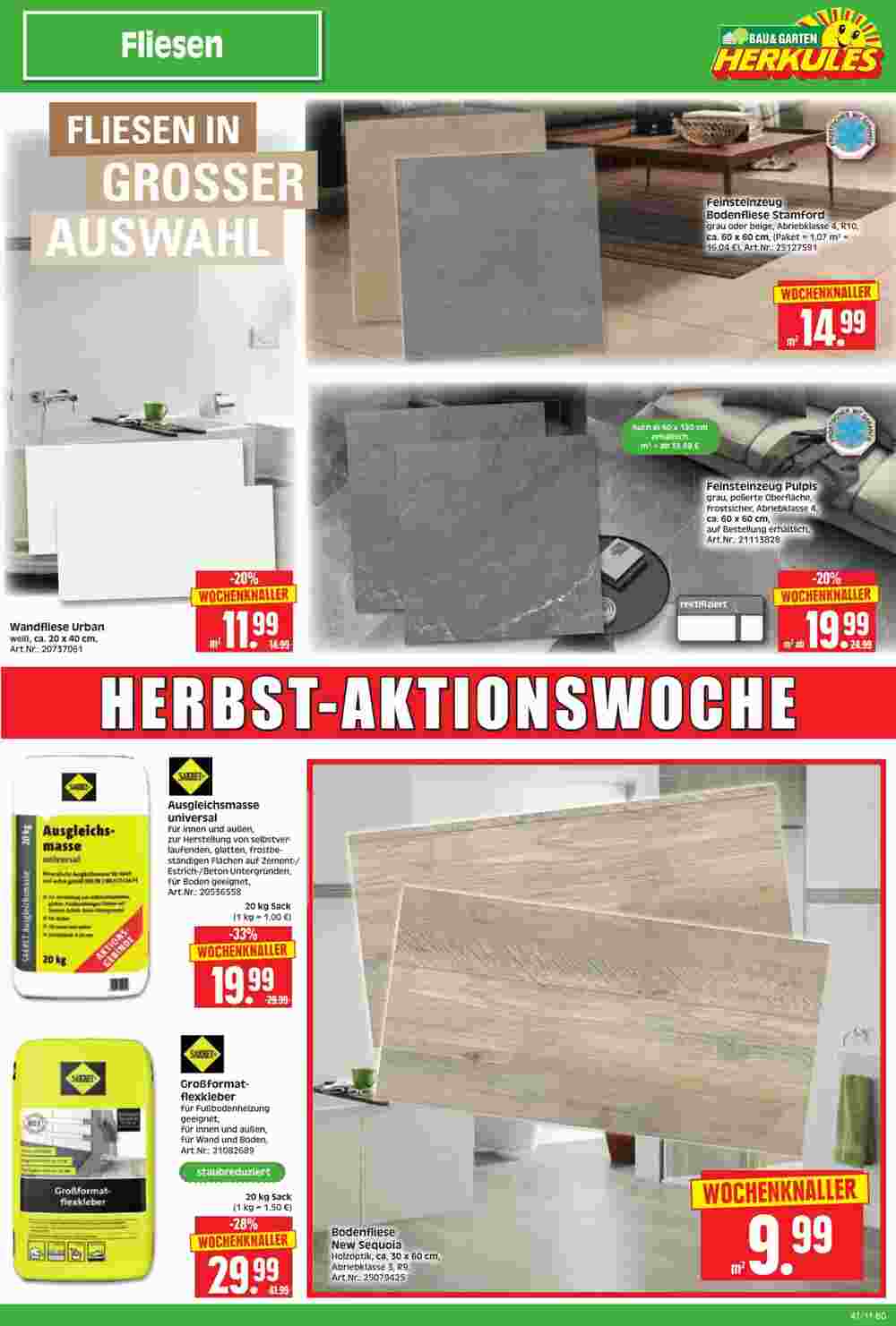 Herkules Baumarkt Prospekt (ab 09.10.2023) zum Blättern - Seite 11