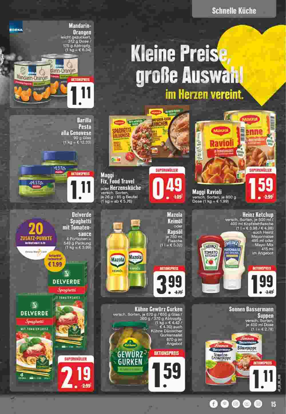 Edeka Wegner Prospekt (ab 09.10.2023) zum Blättern - Seite 15