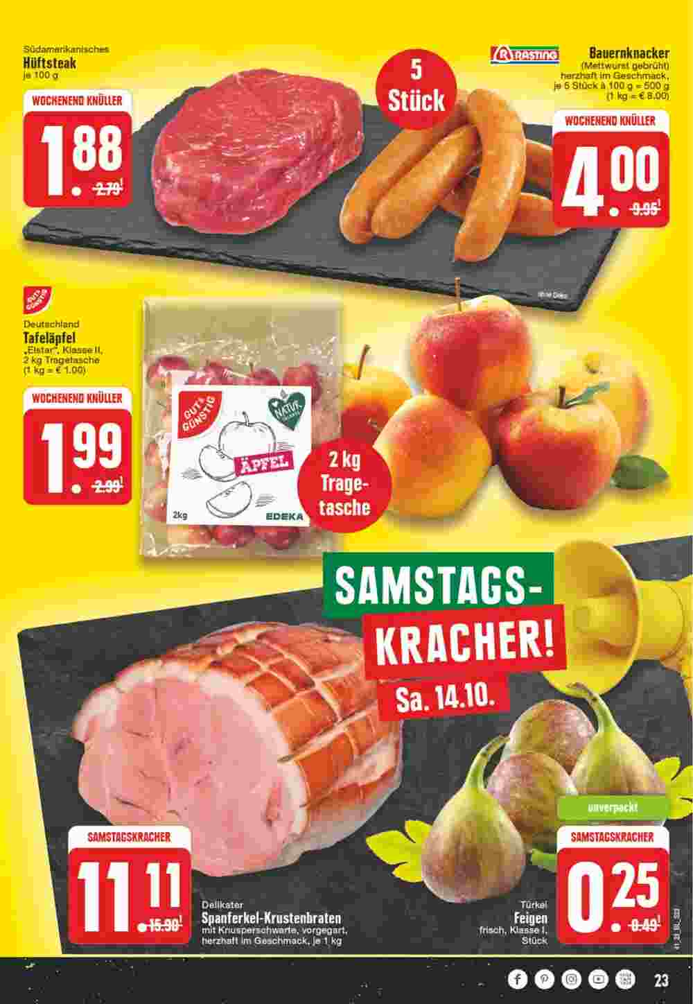 Edeka Wegner Prospekt (ab 09.10.2023) zum Blättern - Seite 23