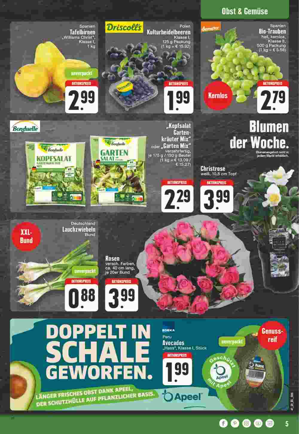 Edeka Wegner Prospekt (ab 09.10.2023) zum Blättern - Seite 5