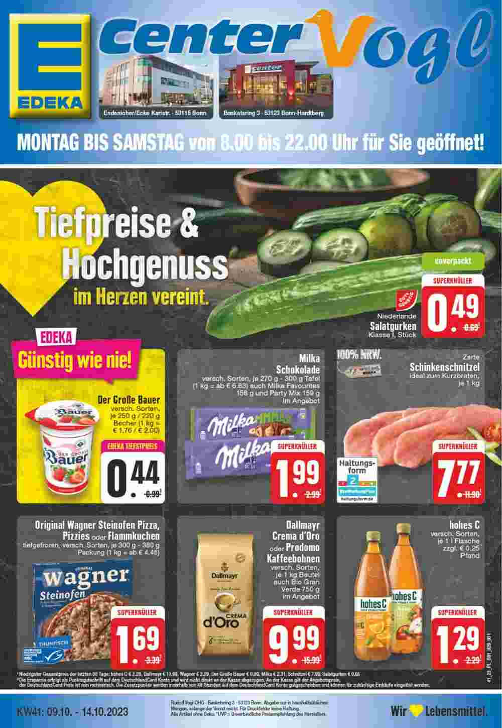 EDEKA Vogl Prospekt (ab 09.10.2023) zum Blättern - Seite 1