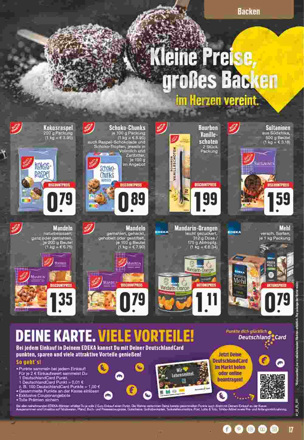 EDEKA Vogl Prospekt (ab 09.10.2023) zum Blättern - Seite 17