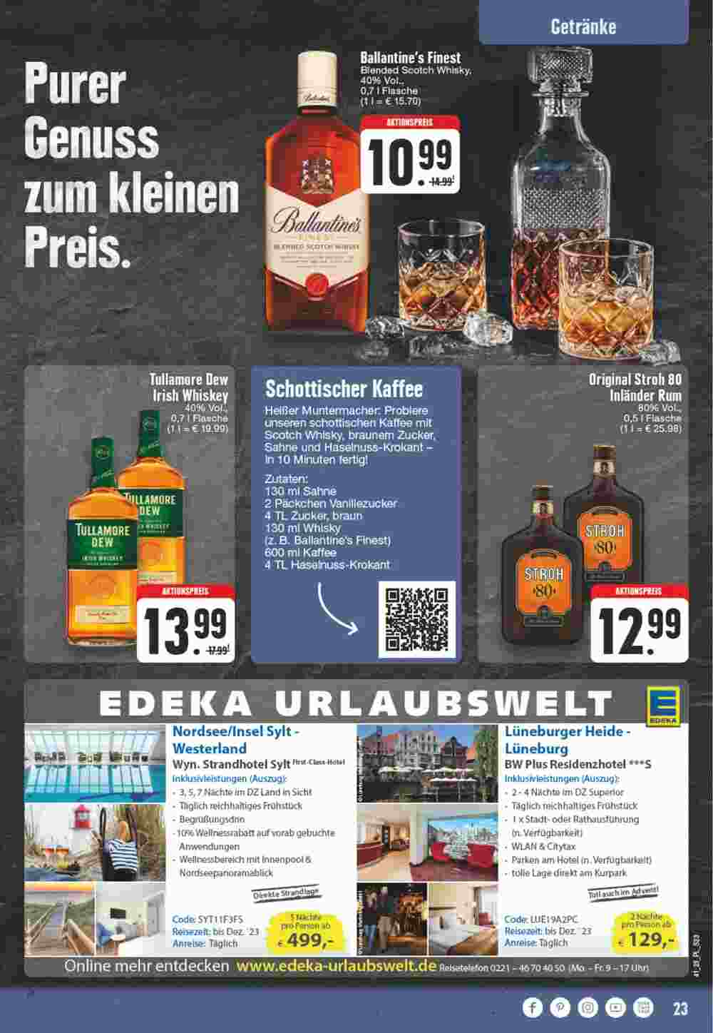 EDEKA Vogl Prospekt (ab 09.10.2023) zum Blättern - Seite 23