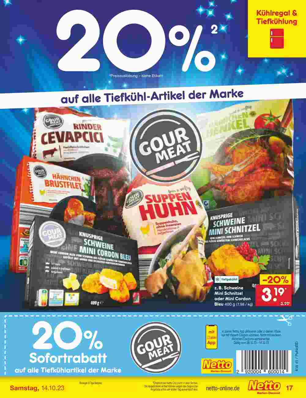 Netto Marken-Discount Prospekt (ab 09.10.2023) zum Blättern - Seite 17