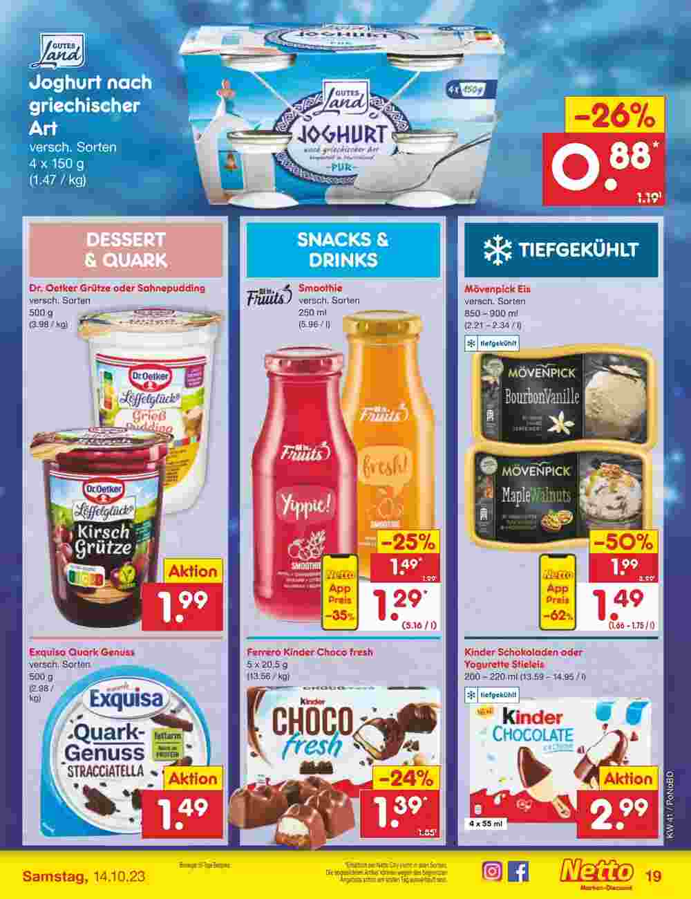 Netto Marken-Discount Prospekt (ab 09.10.2023) zum Blättern - Seite 19