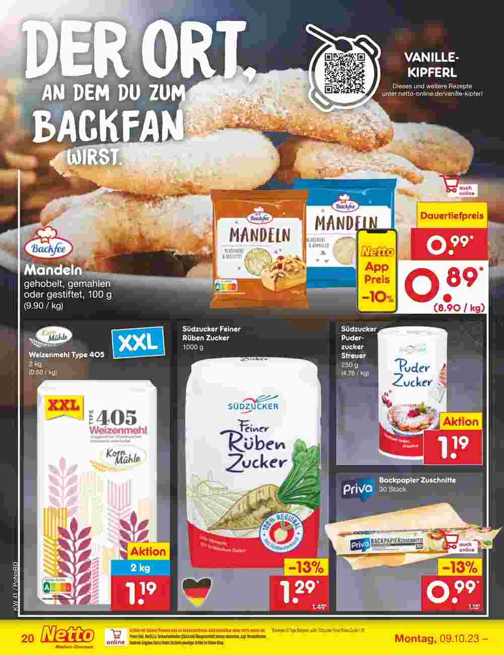 Netto Marken-Discount Prospekt (ab 09.10.2023) zum Blättern - Seite 20