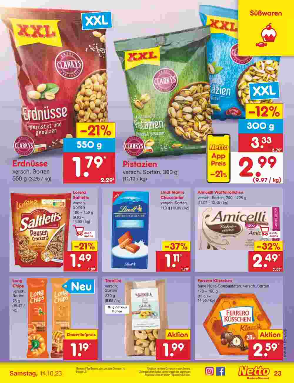 Netto Marken-Discount Prospekt (ab 09.10.2023) zum Blättern - Seite 23