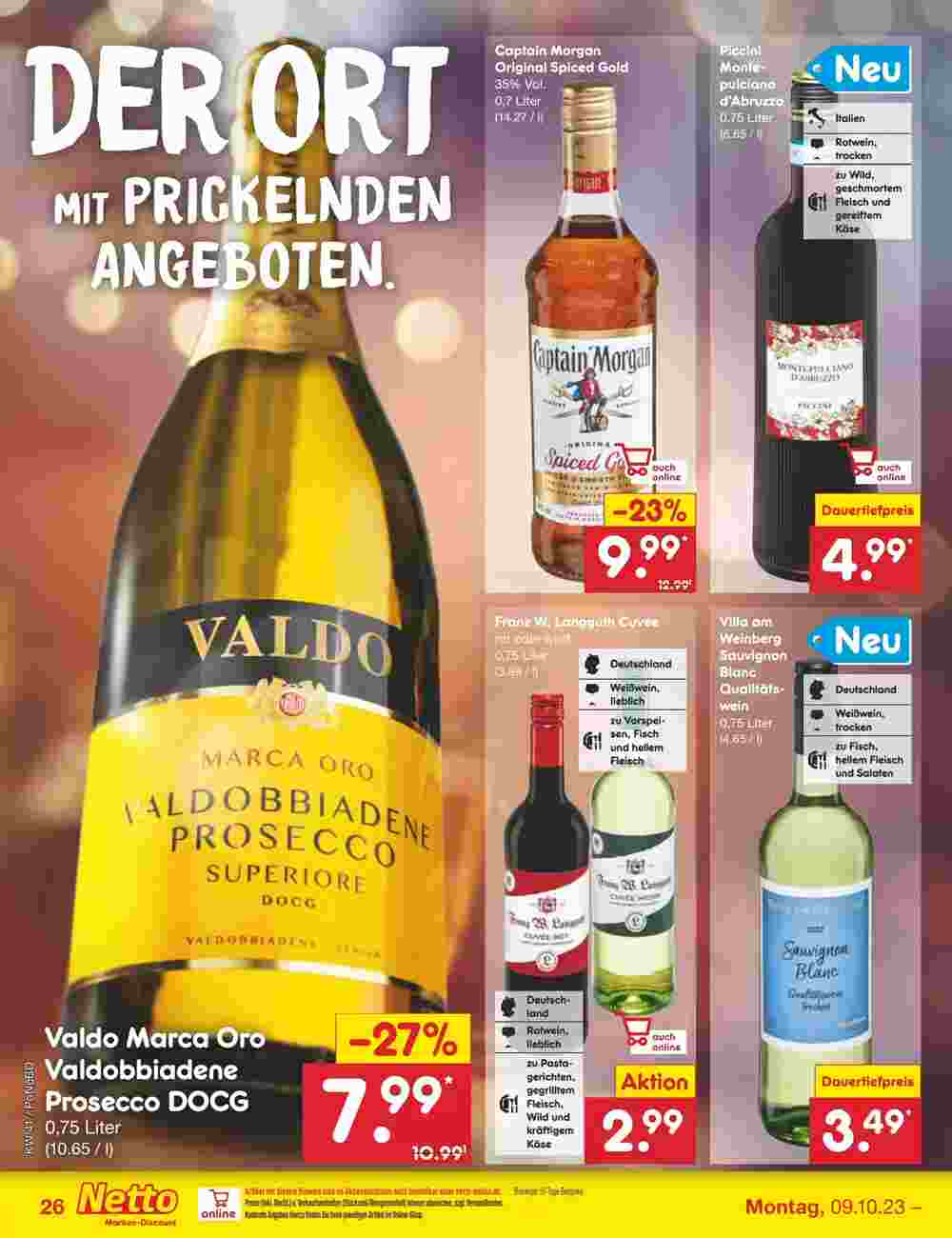 Netto Marken-Discount Prospekt (ab 09.10.2023) zum Blättern - Seite 28