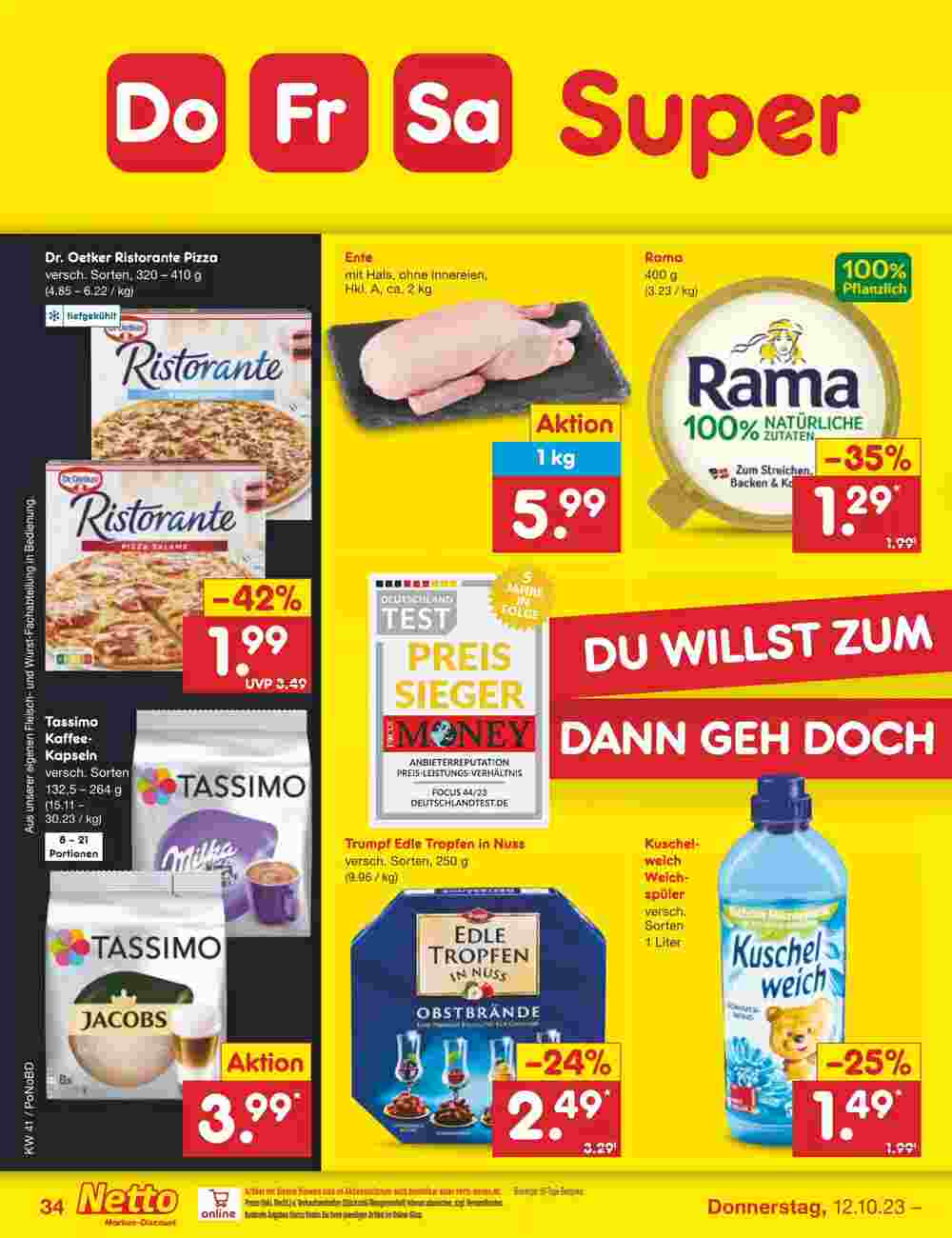 Netto Marken-Discount Prospekt (ab 09.10.2023) zum Blättern - Seite 36