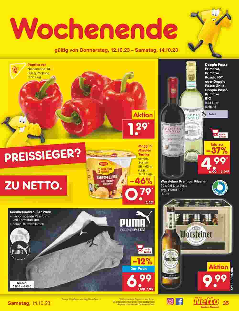 Netto Marken-Discount Prospekt (ab 09.10.2023) zum Blättern - Seite 37